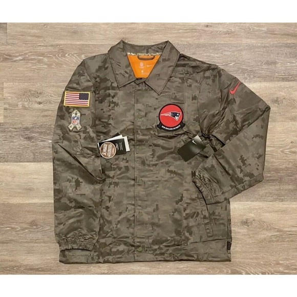 Nike New England Patriots 2019 Salute To Service Jacket AT7791-222 Men's XL NWT - Picture 1 of 6